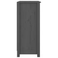 vidaXL Komoda sivá 70x35x80 cm borovicový masív