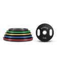 Sada pogumovaných olympijských kotúčov HMS TOG05 2 x 5 kg