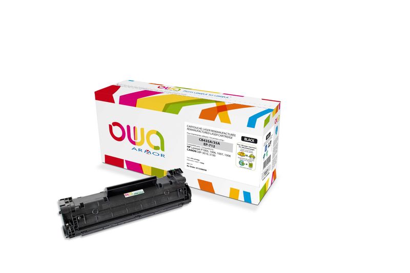 OWA Armor toner kompatibilný s HP P1005/1006, CB435A, 1500st, čierna/black