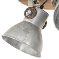 vidaXL Industriálna stropná lampa 25 W strieborná 42x27 cm E27