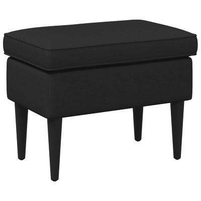 vidaXL Taburetka Čierna 55 x 35 x 41 cm Látka