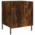 vidaXL Nočné stolíky 2 ks dymový dub 40x40x50 cm kompozitné drevo