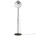 vidaXL Podlahová lampa 25 W čierna 150 cm E27