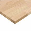 vidaXL Doska stolíka neošetrená 120x60x2,5 cm dubový masív obdĺžnikový