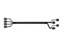 Kábel SATA/SAS - 4i MiniLink SAS (SFF-8611) (M) rovný na 4i MiniLink SAS (SFF-8611) (M) pravouhlý - 75.5 cm