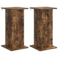 vidaXL Stojan na rastliny 2 ks Dymový dub 30,5 x 30 x 60,5 cm