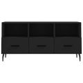 vidaXL TV stolík čierny 102x36x50 cm kompozitné drevo