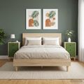 vidaXL Nočný stolík GELEEN 2 ks Dub sonoma 36 x 33 x 60 cm