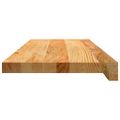 vidaXL Okenný parapet 2 ks svetlohnedá 70x25x2 cm dubový masív