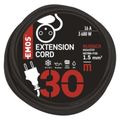 Prodlužovací kabel EMOS P01730 guma-neopren PROFI spojka 30 m / 3x 1,5 mm / IP44 / černý