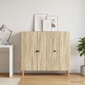 vidaXL Servírovacia skriňa Dub sonoma 89 x 34,5 x 80 cm