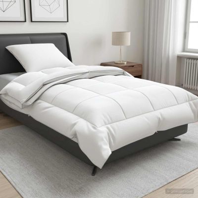 vidaXL Súprava paplóna a vankúša 2 ks 137x200 cm 4 ročné obdobia Vlnka