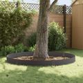 vidaXL Obrubník trávnika 20 ks 100 x 25 cm Oceľ Čierna