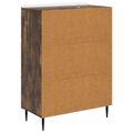 vidaXL Zásuvkový kabinet 66 x 34,5 x 92 cm Kompozitné drevo Dymový dub