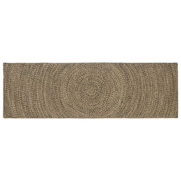 vidaXL Kusové koberce Prírodná a čierna 80 x 200 cm Juta