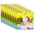 vidaXL Fotorámiky na stenu alebo stôl 10 ks zlaté 20x20 cm MDF