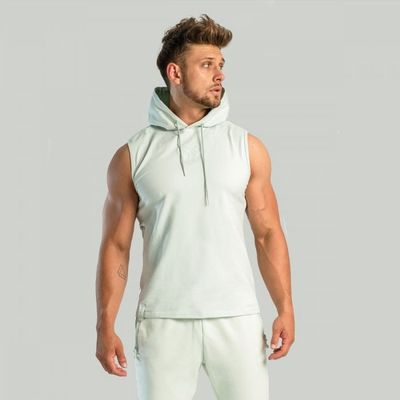 Tielko Essential Hoodie Tank Moon Grey - STRIX, veľkosť M, veľkosť oblečenia M