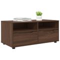 vidaXL TV skrinka 100 x 48 x 43 cm Hnedý dub Kompozitné drevo