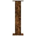 vidaXL Stojany na reproduktor 2ks dymový dub 30x30x95 cm kompoz. drevo