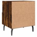 vidaXL Nočné stolíky 2 ks dymový dub 40x35x47,5 cm kompozitné drevo