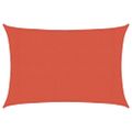 vidaXL Tieniaca plachta 160 g/m² tehlová 3x4 m HDPE
