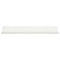 vidaXL Závesná polica 2 ks Biely 30 x 9 x 2,5 cm Oceľ