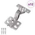 vidaXL Pánt 12 ks Niklová 85 x 52,5 x 9,5 mm Železo