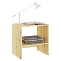 vidaXL Nočné stolíky 2 ks 40x30,5x40 cm jedľový masív