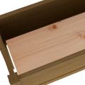 vidaXL Záhradný kvetináč medovo-hnedý 110x31x70 cm borovicový masív