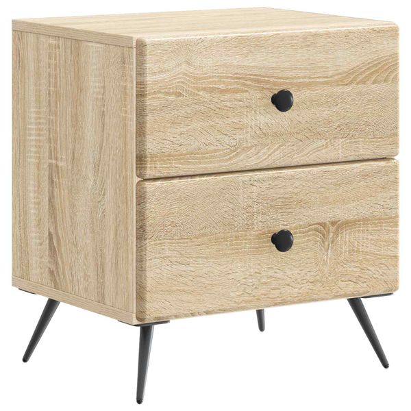 vidaXL Nočný stolík Dub sonoma 43 x 34,5 x 47,5 cm Kompozitné drevo