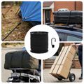 vidaXL Bungee šnúry s háčikmi 6 mm Čierna PP a guma