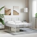 vidaXL Penový matrac biely 140x210 cm tvrdosť H2 H3