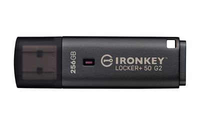 Kingston IronKey Locker+ 50 G2/256GB/USB 3.2 Gen 1 (5Gb/s)/USB-A/Čierna