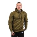 Mikina Athlete Military Green Black - GymBeam, veľkosť L, 47% cotton, 48% viscose, 5% elastan