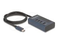 USB 10 Gbps Hub so 4 portami USB Type-C