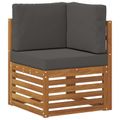 vidaXL Záhradná súprava gaučov 7 ks Prírodná a antracitová Polyester
