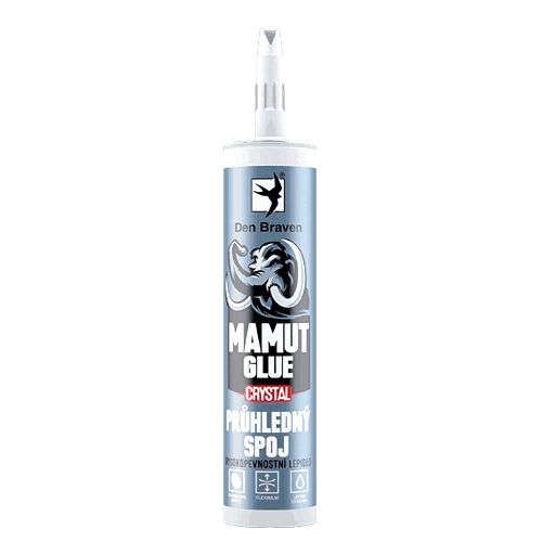 Lepidlo DEN BRAVEN MAMUT CRYSTAL transparentný 290ml