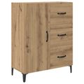 vidaXL Servírovacia skriňa Remeselný dub 69,5 x 34 x 90 cm