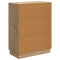 vidaXL Servírovacia skriňa Dub artisan 66 x 34,5 x 87 cm