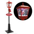 vidaXL Vianočná pouličná lampa so Santom 180 cm, LED