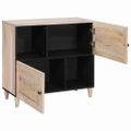 vidaXL Servírovacia skriňa Bielená biela 80 x 33 x 75 cm