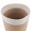 vidaXL Súprava kvetináčov 2 ks Prírodná a biela Ø 21 x 21 cm
