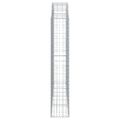 vidaXL Oblúkový gabionový kôš 200x30x160/180 cm pozinkované železo