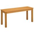 vidaXL Jedálenská lavička 95 x 32 x 45 cm Masívne dubové drevo