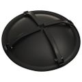 vidaXL 2 v 1 ohnisko s grilom a kutáčom 56x56x49 cm oceľ