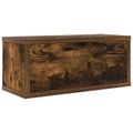 vidaXL Roh na skladovanie CD 2 ks Dymový dub 40 x 17 x 17 cm
