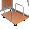vidaXL Počítačový stôl hnedý 110x52x88,5 cm spracované drevo
