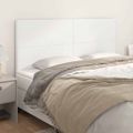 vidaXL Čelo postele biele 180x5x118/128 cm umelá koža