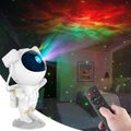 Led lampa/projektor astronaut biela