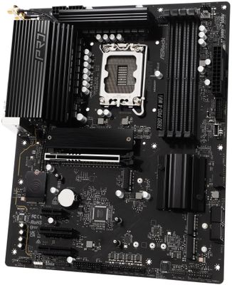 ASRock Z890 Pro-A WiFi / Intel Z890 / LGA1851 / 4x DDR5 / 4x M.2 / HDMI / DP / Thunderbolt 4 / USB-C / WiFi / ATX Základní deska, Intel Z890, LGA1851, 4× DDR5 DIMM (max. 256GB), 4× M.2, HDMI, DisplayPort, 1× Thunderbolt 4, Wi-Fi, ATX